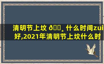 清明节上坟 🌸 什么时间zui
好,2021年清明节上坟什么时间合适